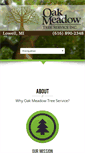 Mobile Screenshot of oakmeadowtreeservice.com